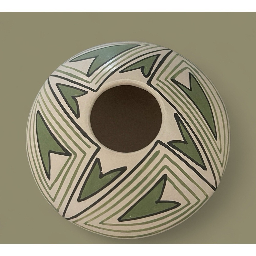 Mata Ortiz Pottery Seed Pot Abigail Marin Paquime Heart Mexican Folk Art Ceramic - Picture 7 of 8